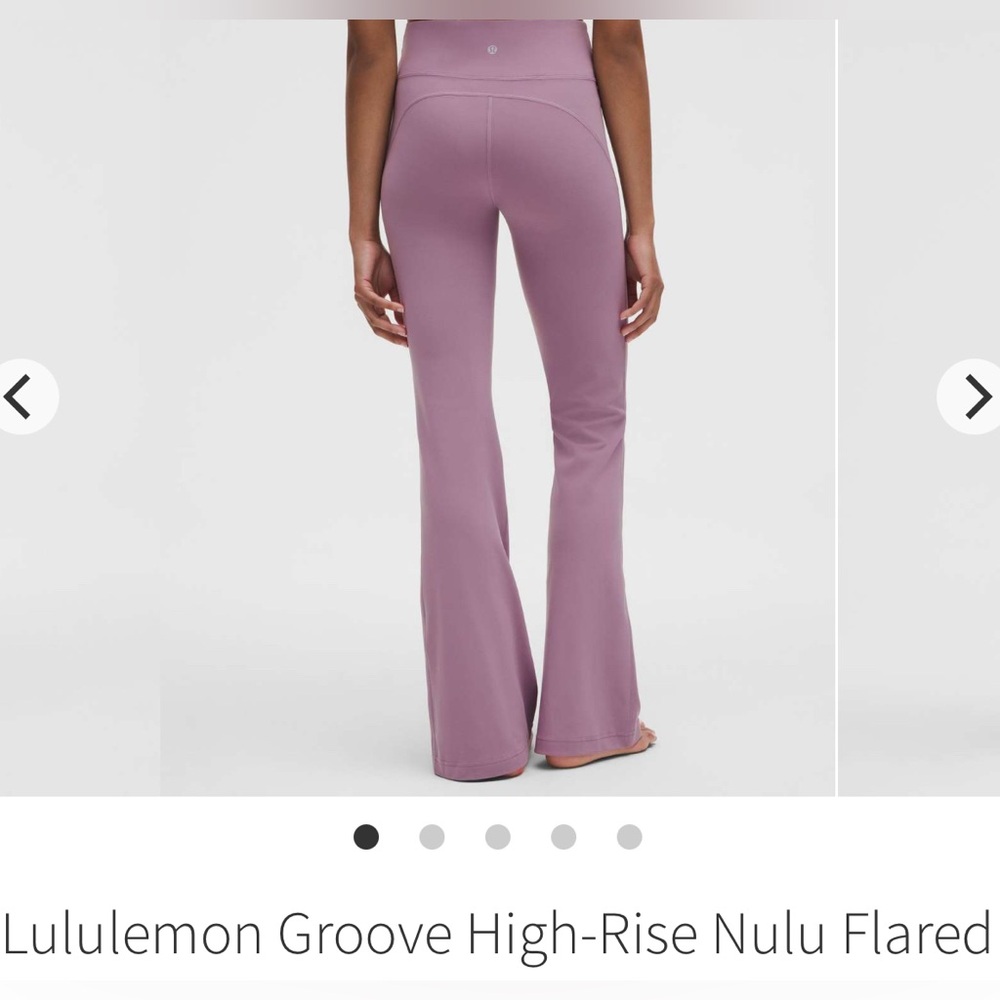 lululemon athletica Women's Mauve Flare Pants